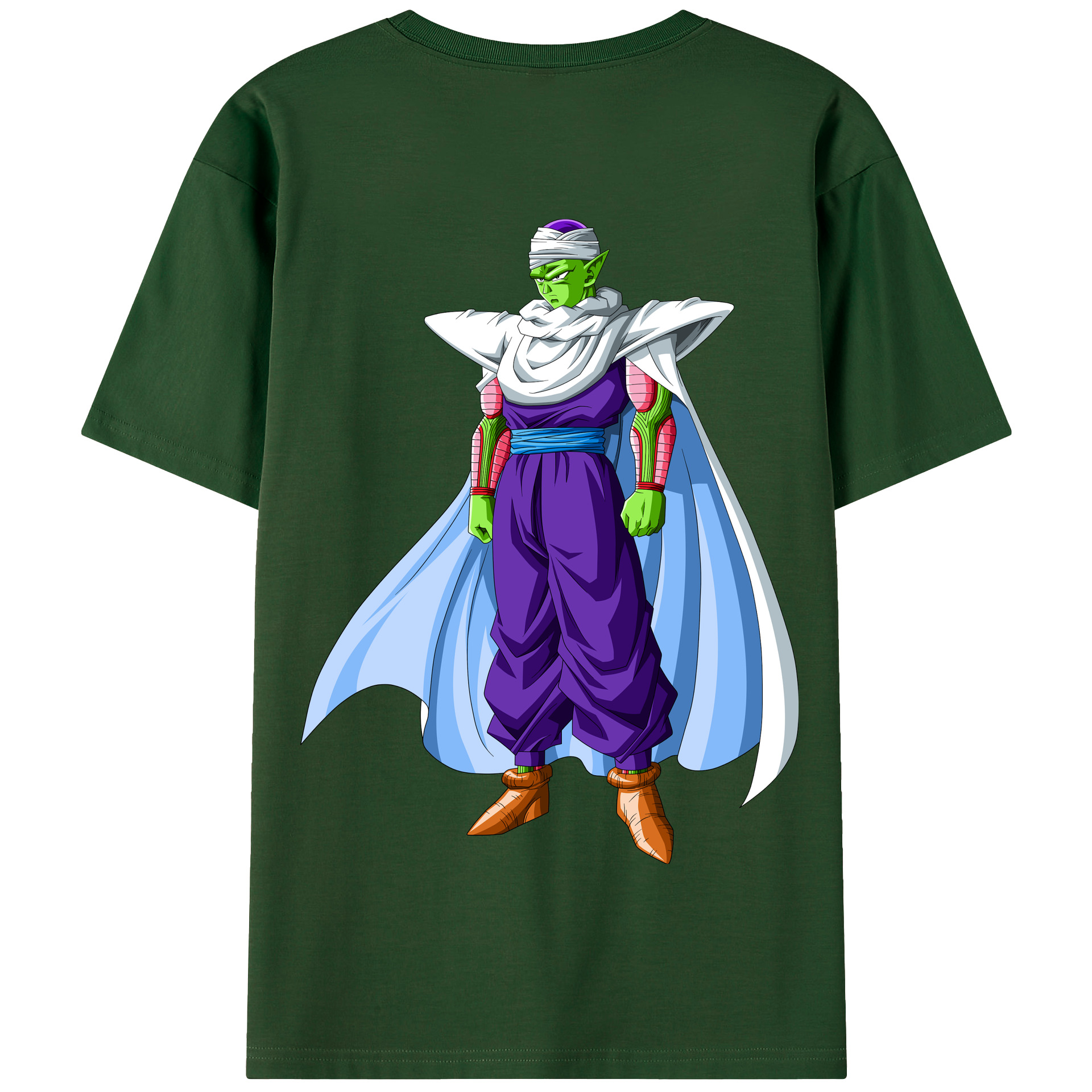 （画像用） ドラゴンボール ピッコロ DRAGON BALL Piccolo 綿100％半袖Tシャツ（背面プリント）